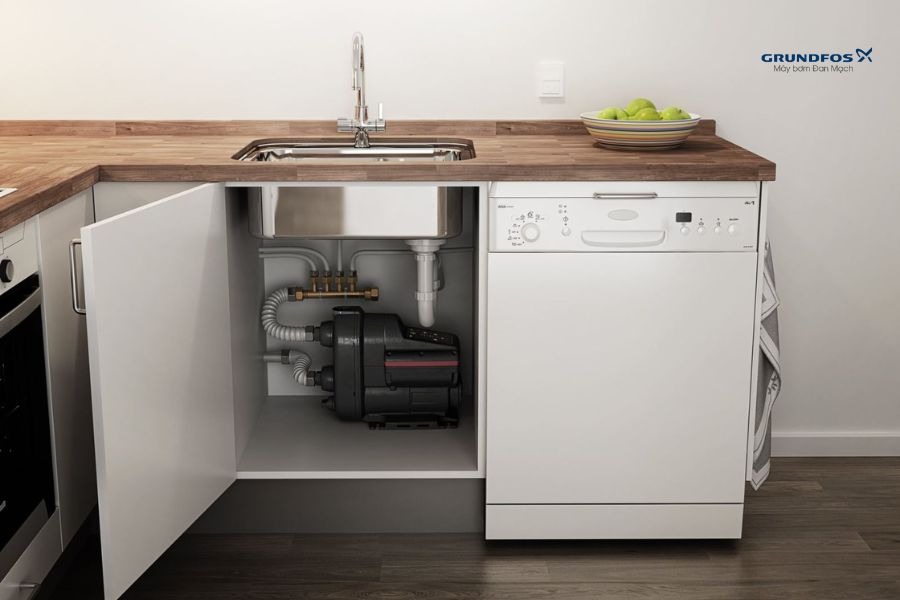 Máy Bơm Tăng Áp Biến Tần Grundfos SCALA2 Tối Ưu Hệ Thống Nước Gia Đình